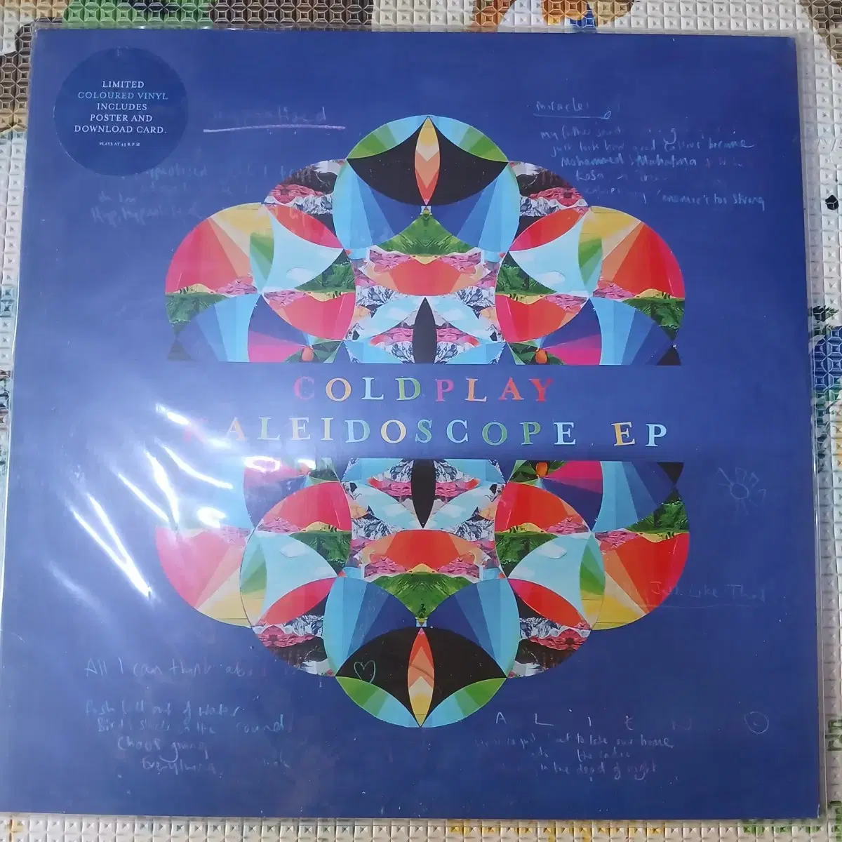 Lp중고 COLDPLAY - KALEIDOSCOPE EP 음반 판매합니다